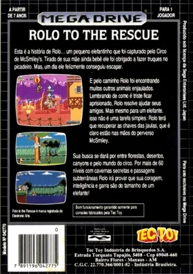 Rolo to the Rescue (USA, Europe) box cover back